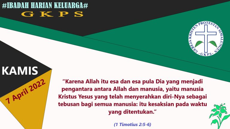 Kamis, 7 April 2022