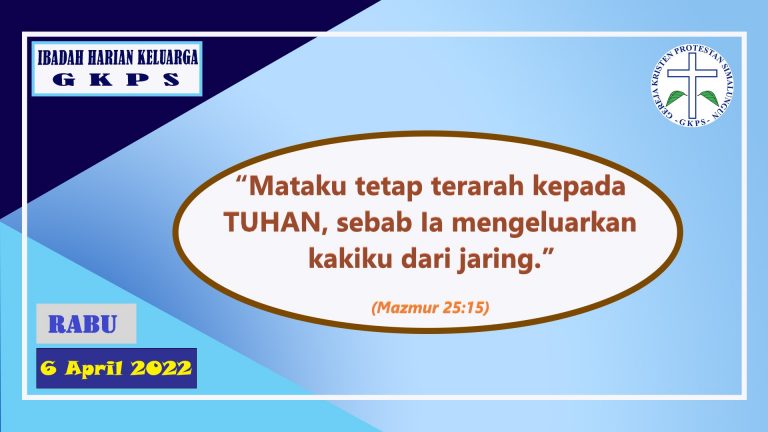 Rabu, 6 April 2022