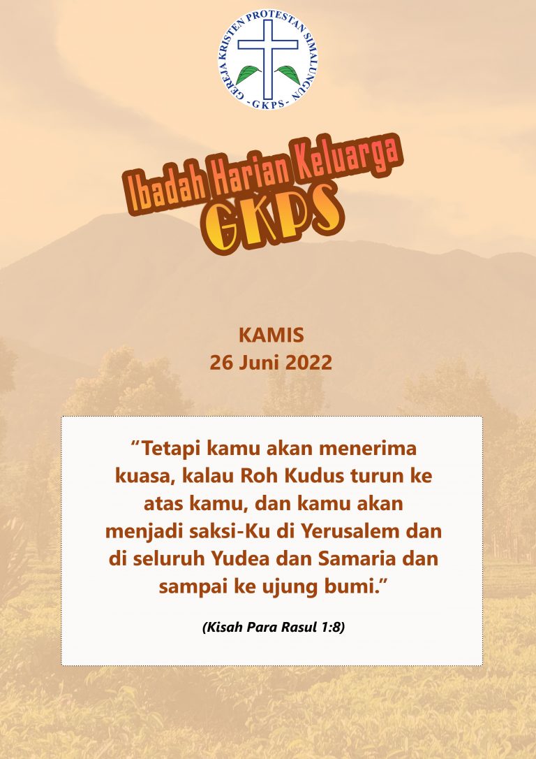 Kamis, 26 Mei 2022