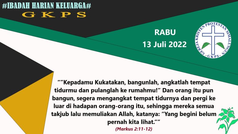 Rabu, 13 Juli 2022
