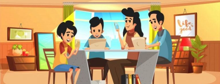 Ilustrasi gambar Pengasuhan Orang Tua