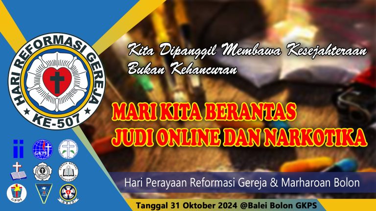 PESAN PERAYAAN HARI REFORMASI GEREJA KE 507