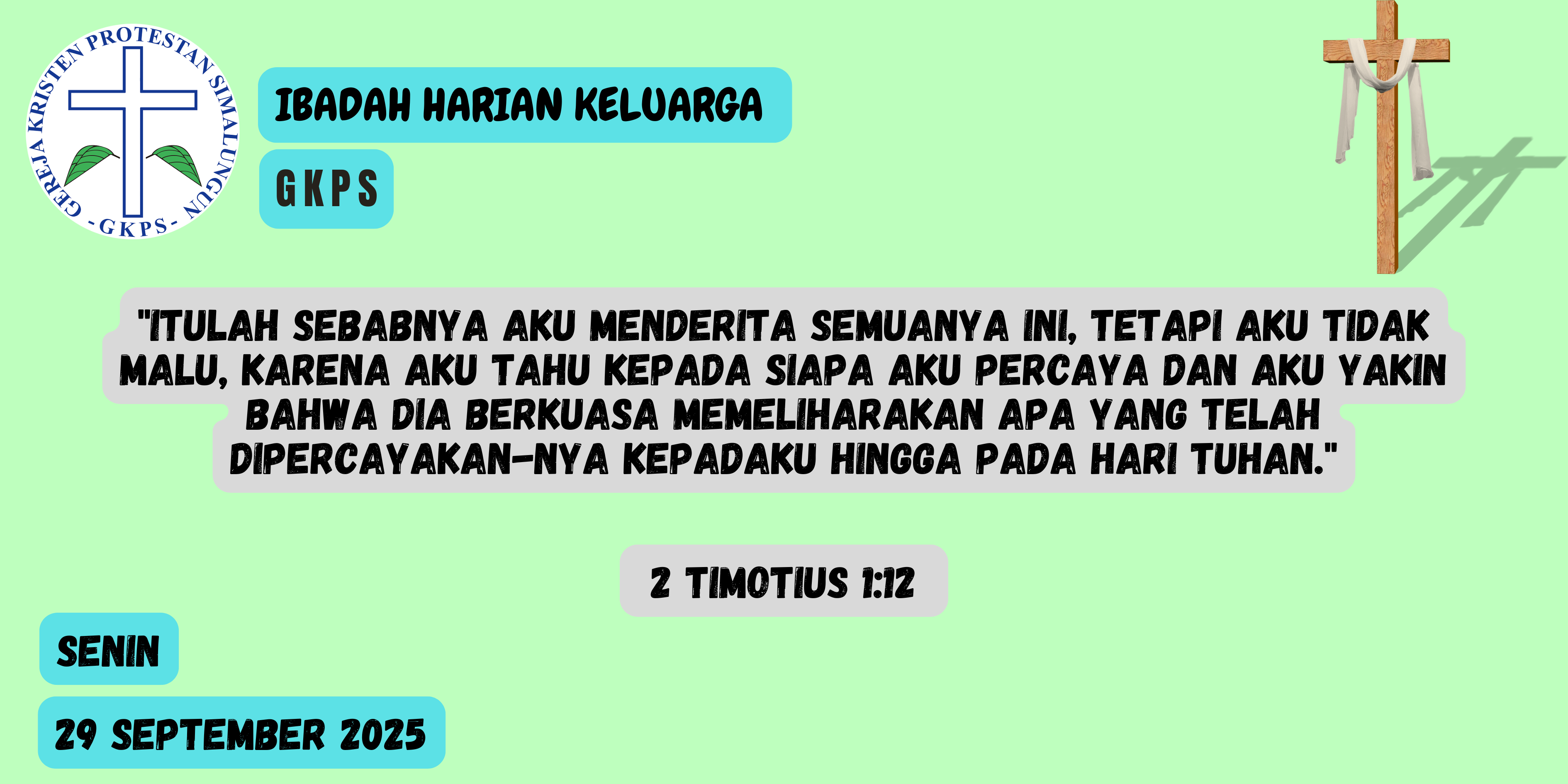 IBADAH HARIAN KELUARGA