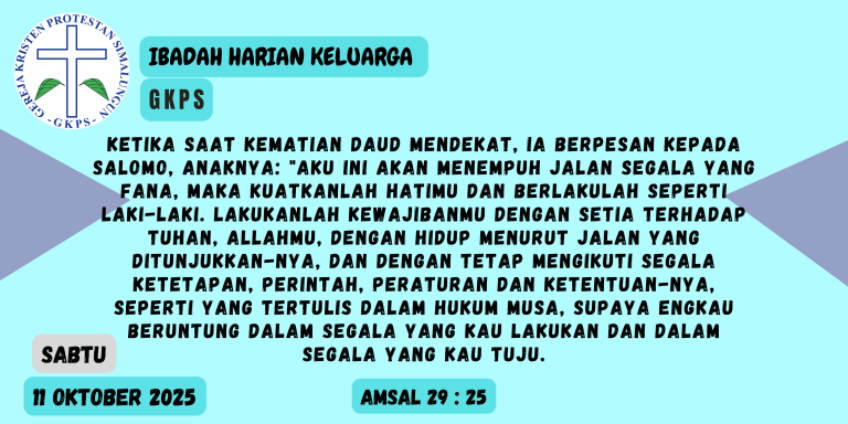 IBADAH HARIAN KELUARGA