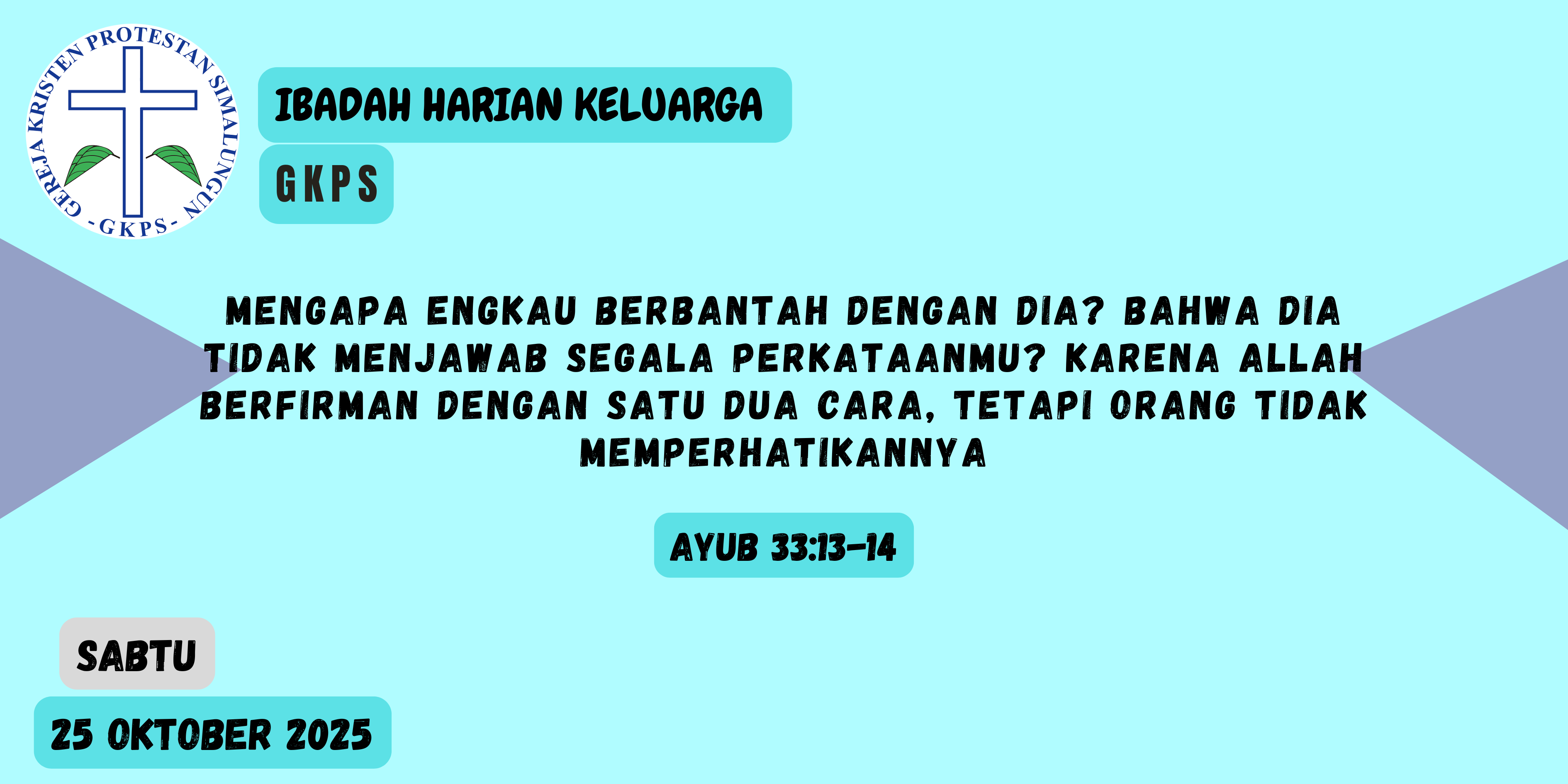 IBADAH HARIAN KELUARGA